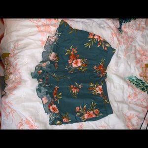 Floral shorts!!!